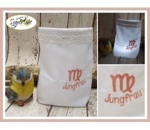 Stickserie - Sternzeichen inkl. Anhänger